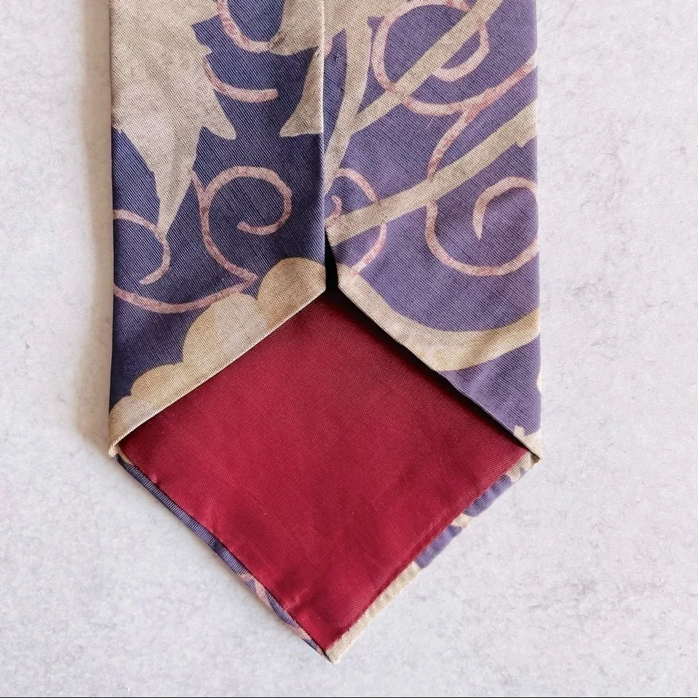 Vintage Jordache Floral New Tie- Multicolored